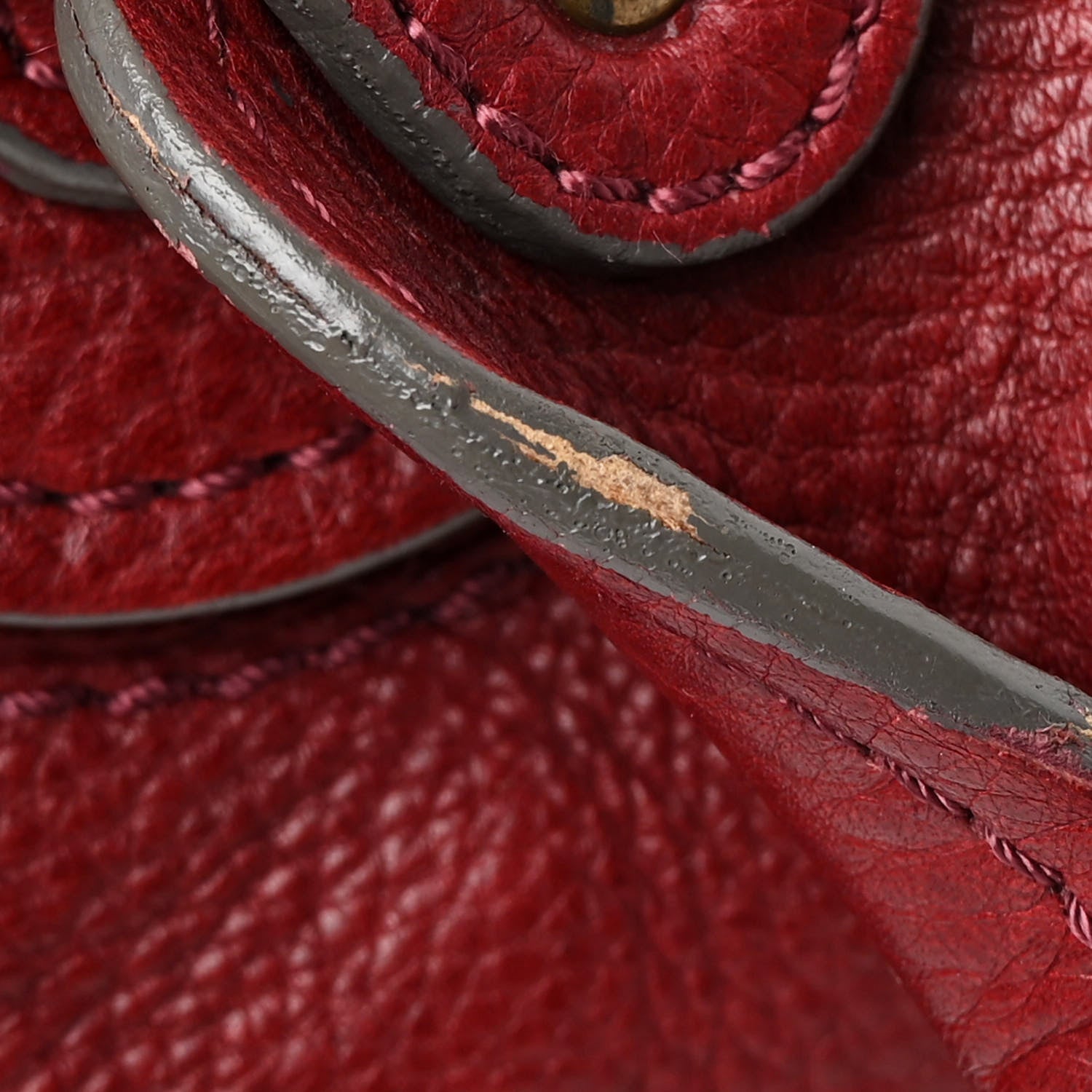 Chloe Calfskin Medium Paddington Satchel Dark Red 1751196 Chloe Calfskin Medium Paddington Satchel Dark Red 1751196