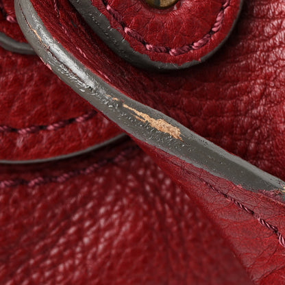 Chloe Calfskin Medium Paddington Satchel Dark Red 13 of 14