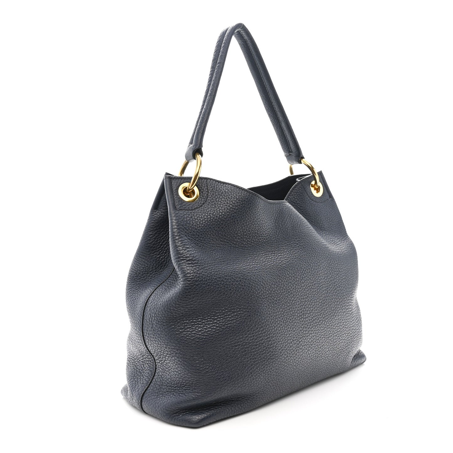 Vitello Phenix Embossed Logo Hobo Baltico