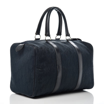 Christian Dior Monogram Boston Navy Blue 3 of 16