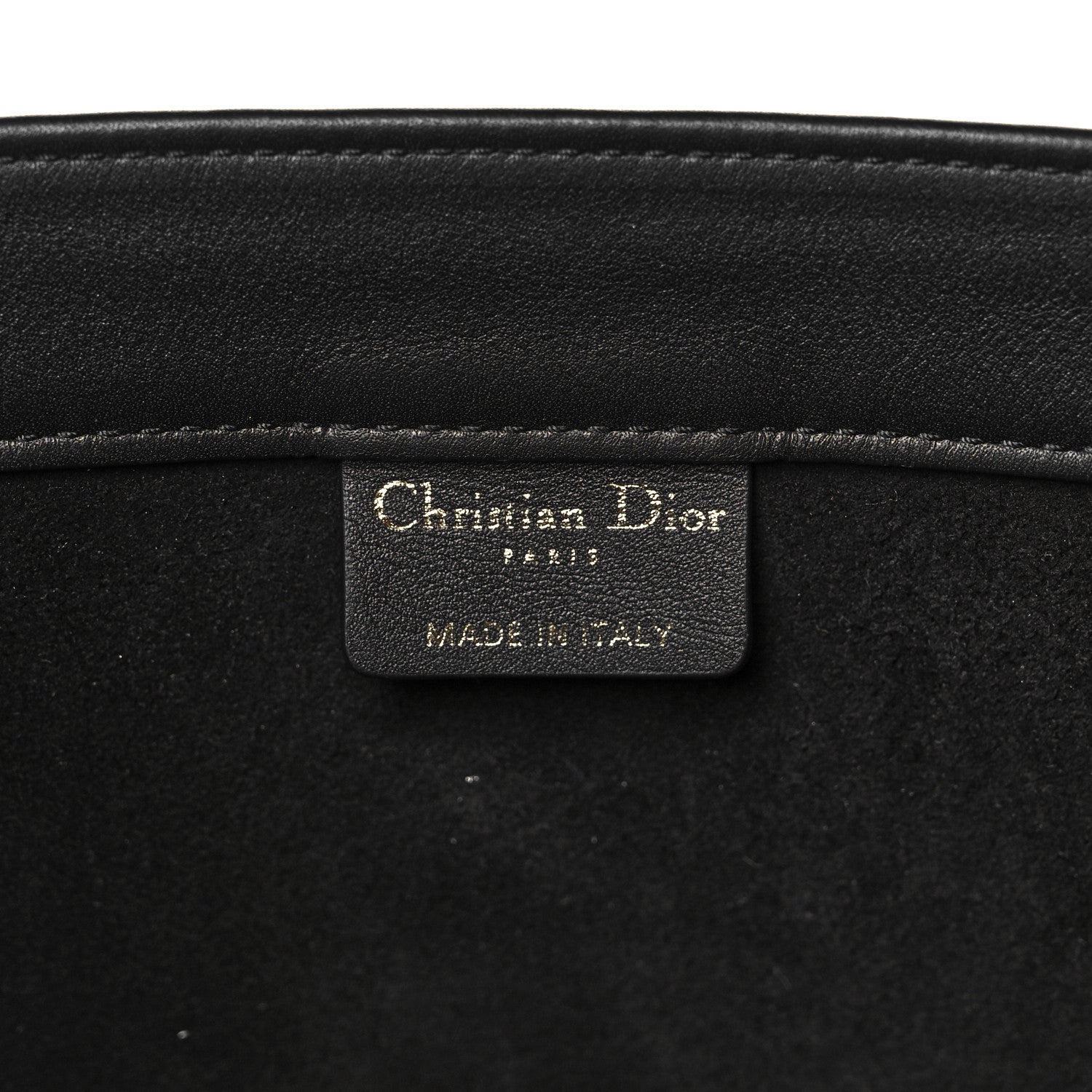 Christian Dior Calfskin Embossed Medium Book Tote Black 6 of 13