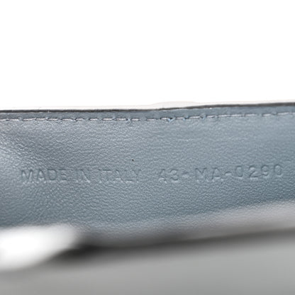 Christian Dior Goatskin Nano Saddle Chain Pouch Blue 8 of 8