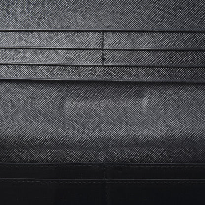 Burberry Calfskin House Check Continental Flap Wallet Black 17 of 17