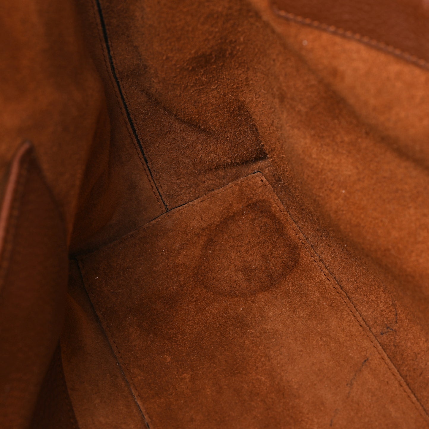 Grained Calfskin Rockstud Shoulder Tote Bright Cognac