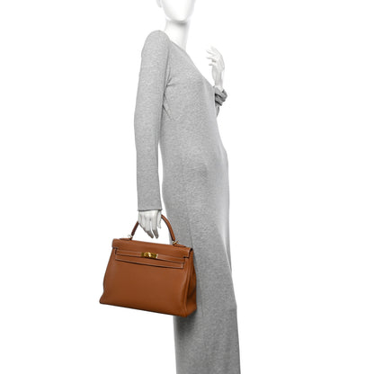 Hermes Togo Kelly Retourne 32 Gold 3 of 25