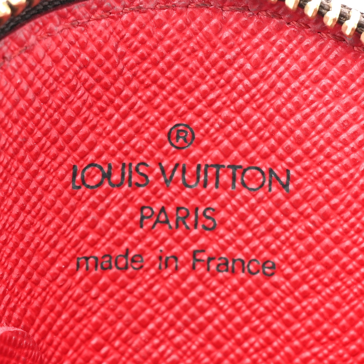 Monogram Cerises Round Coin Purse
