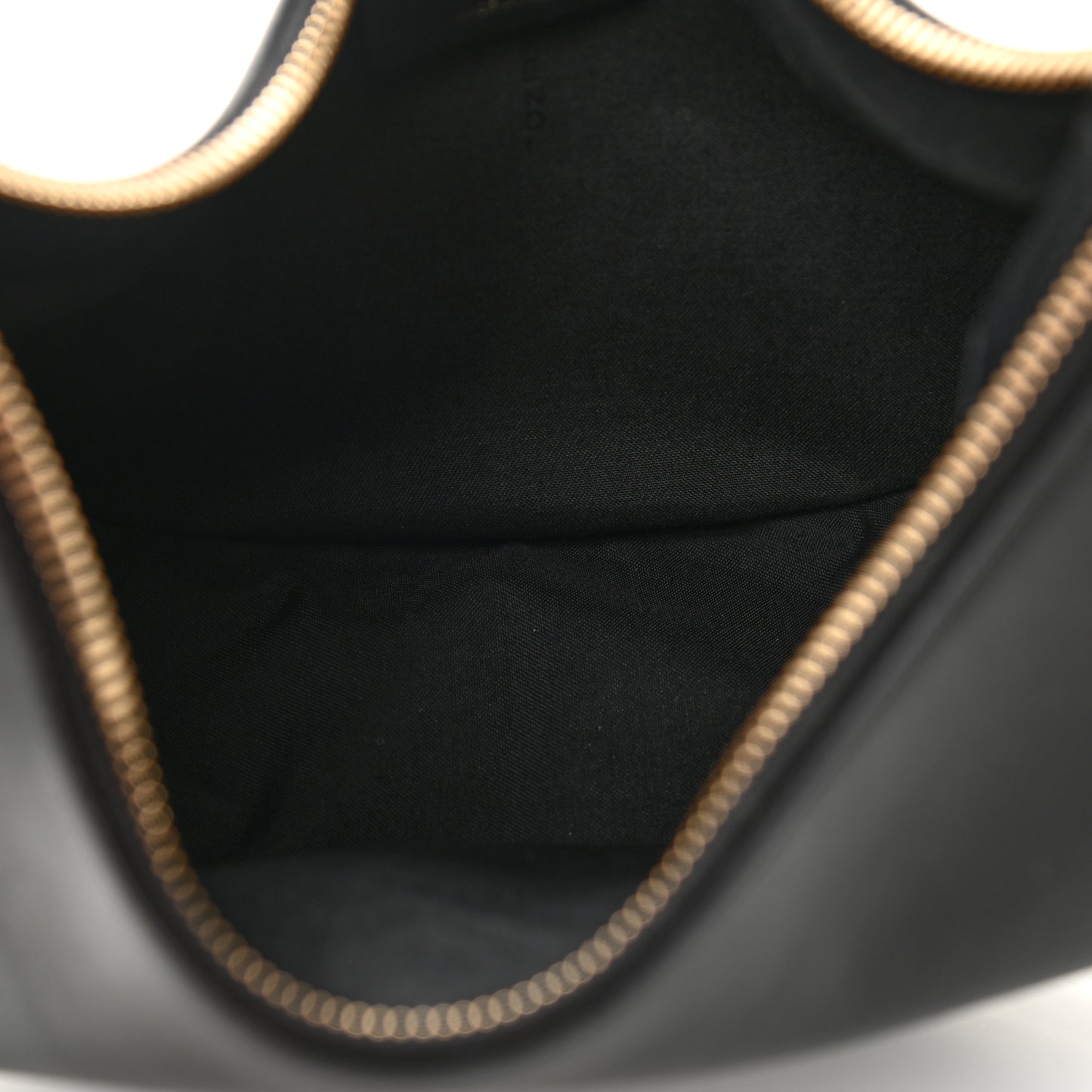 Vitello Grace Matte Small Fendigraphy Hobo Bag Black