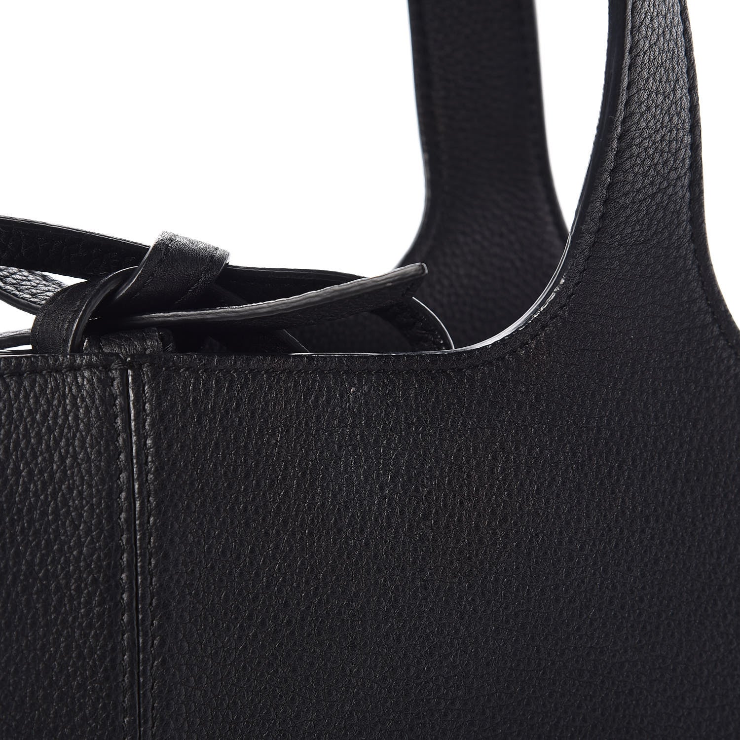 Celine Baby Grained Calfskin Medium Tri-Fold Bag Black 12 of 12
