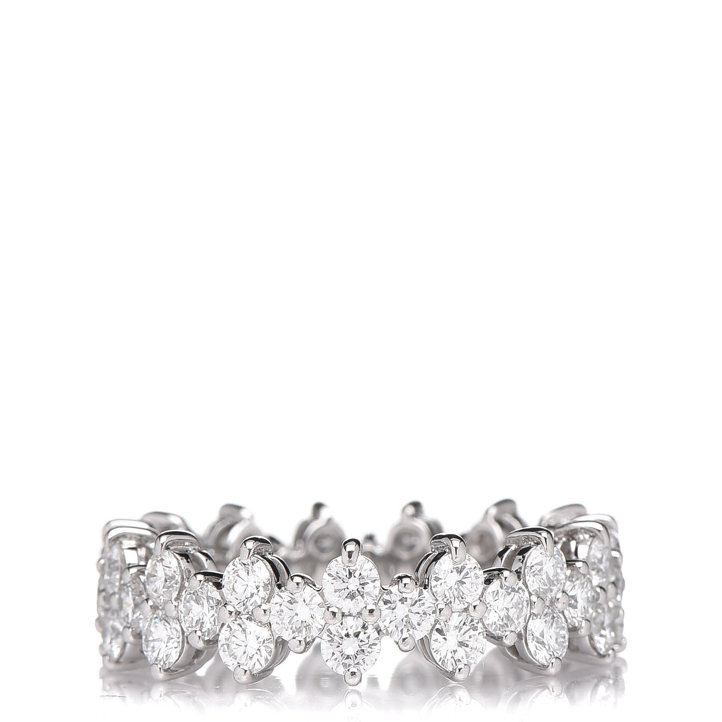 Platinum Diamond Aria Eternity Ring 56 7.25