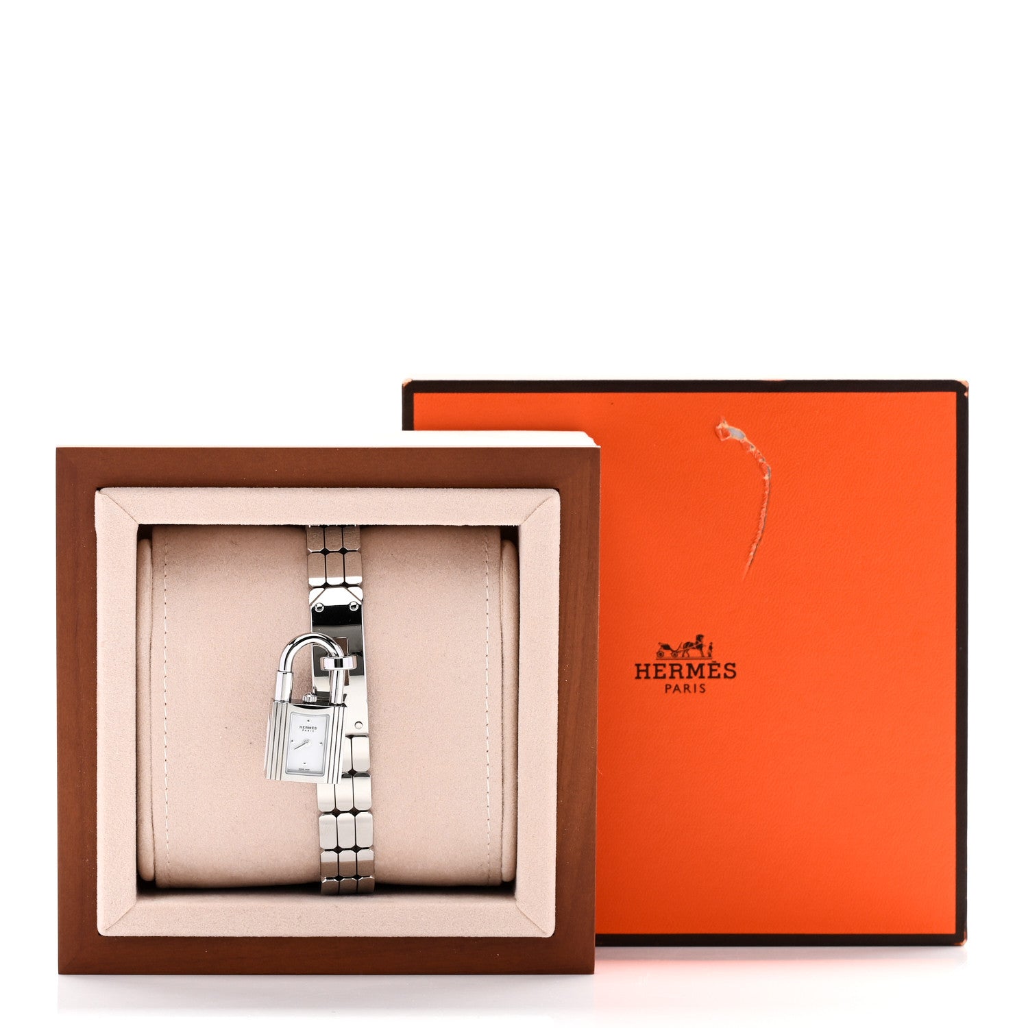 Hermes Stainless Steel 16mm Kelly Quartz Watch 9 of 9