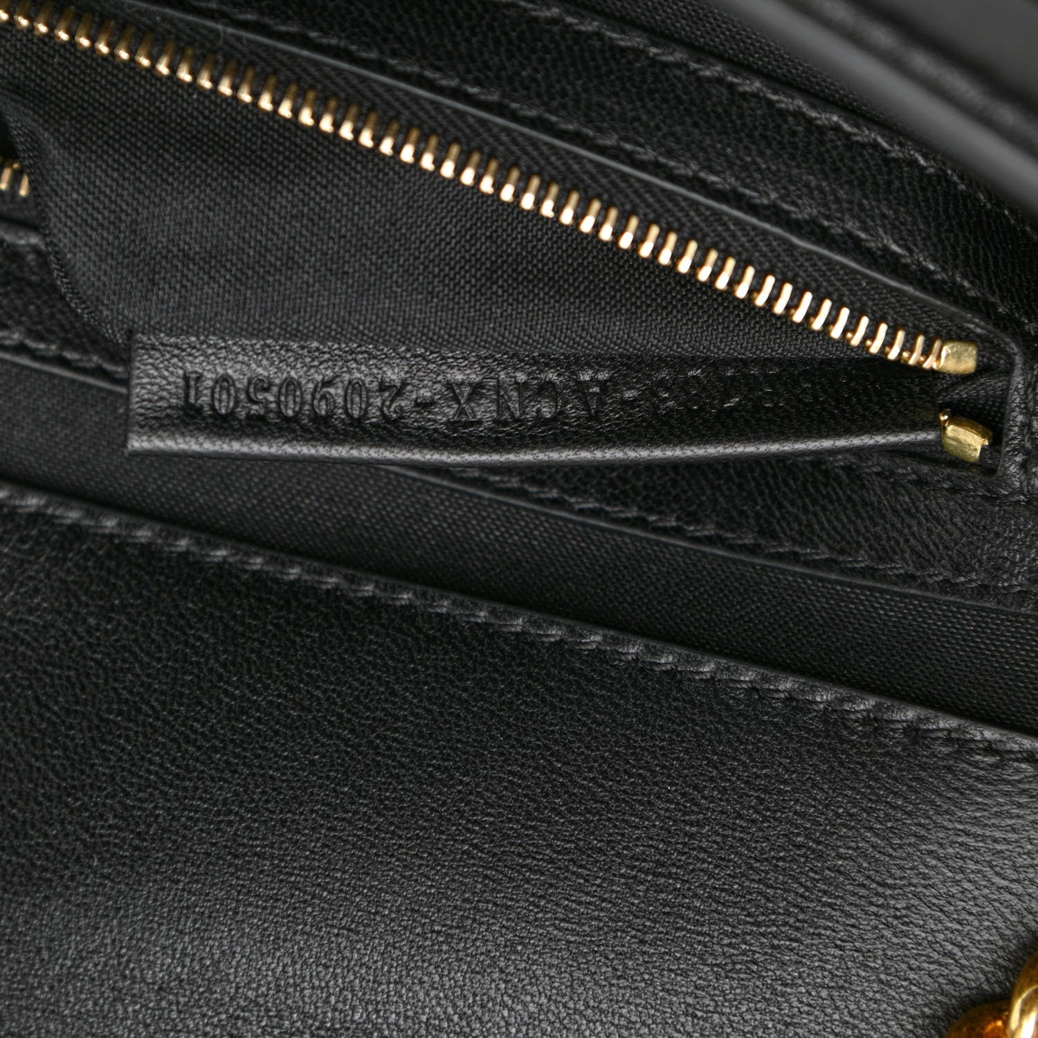 Fendi Nappa Apolo Chain Baguette Black 7 of 8