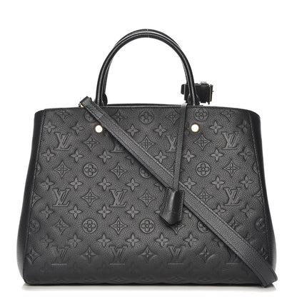 Louis Vuitton Empreinte Montaigne GM Black 1 of 9