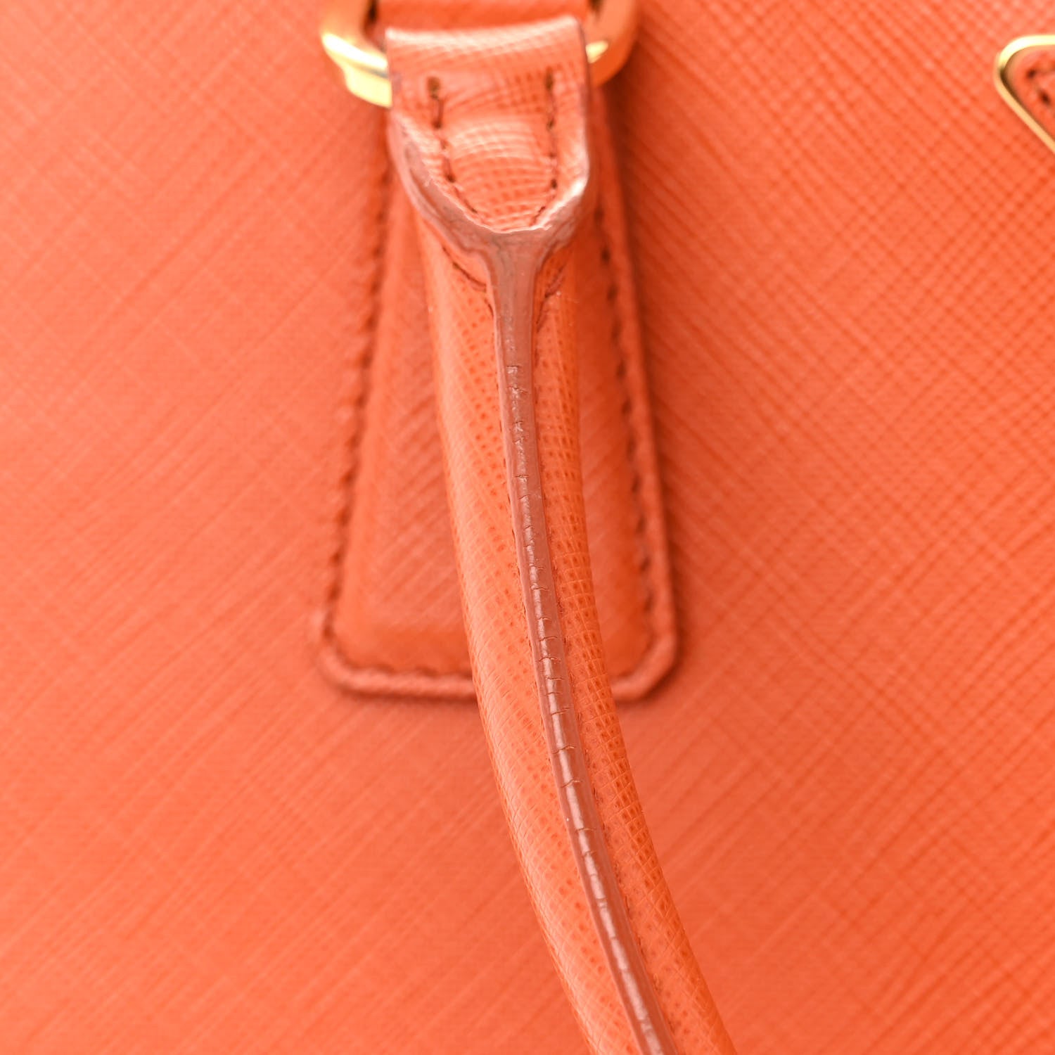Prada Saffiano Lux Open Medium Promenade Tote Papaya 14 of 18