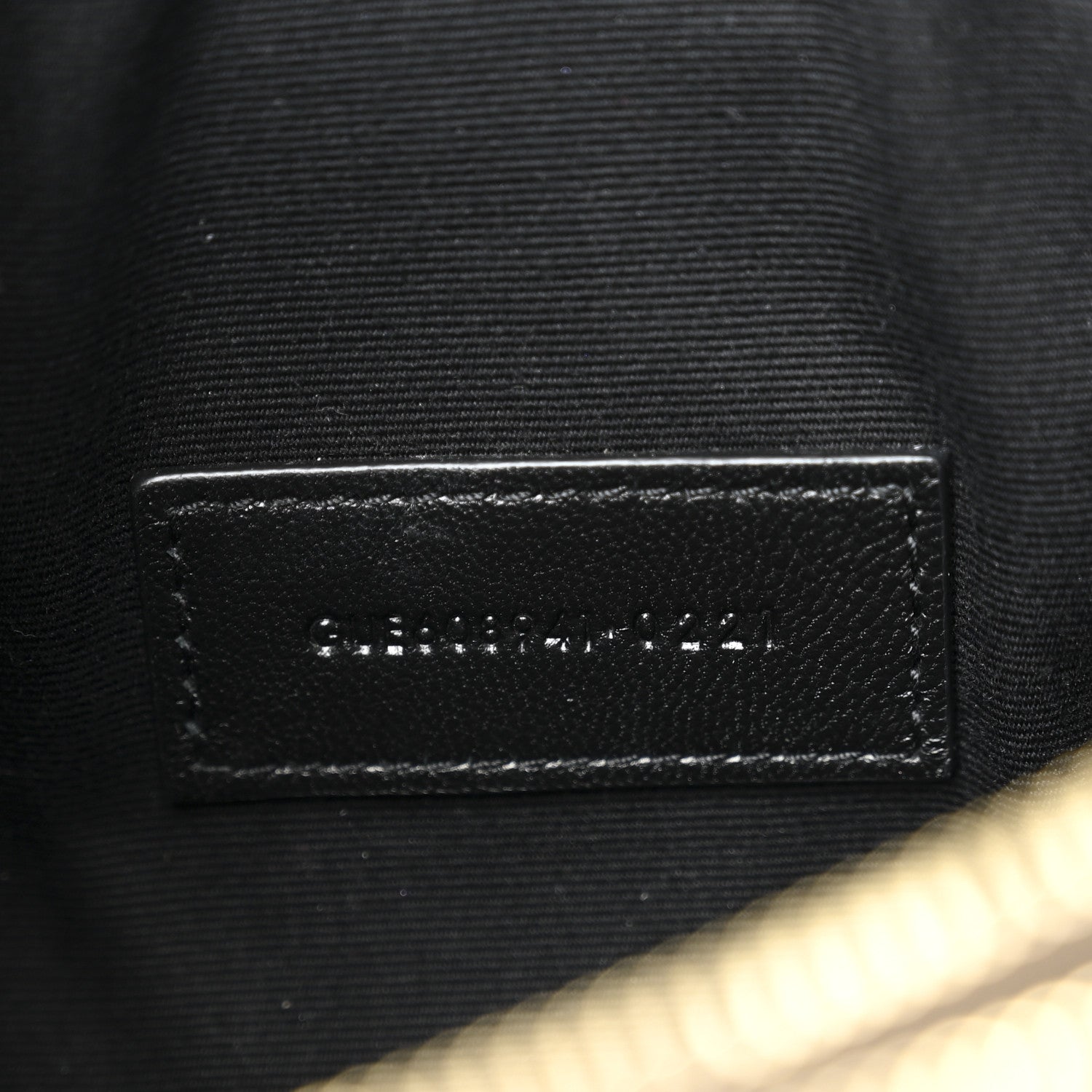 Saint Laurent Grained Lambskin Quilted Mini Becky Double Zip Bag