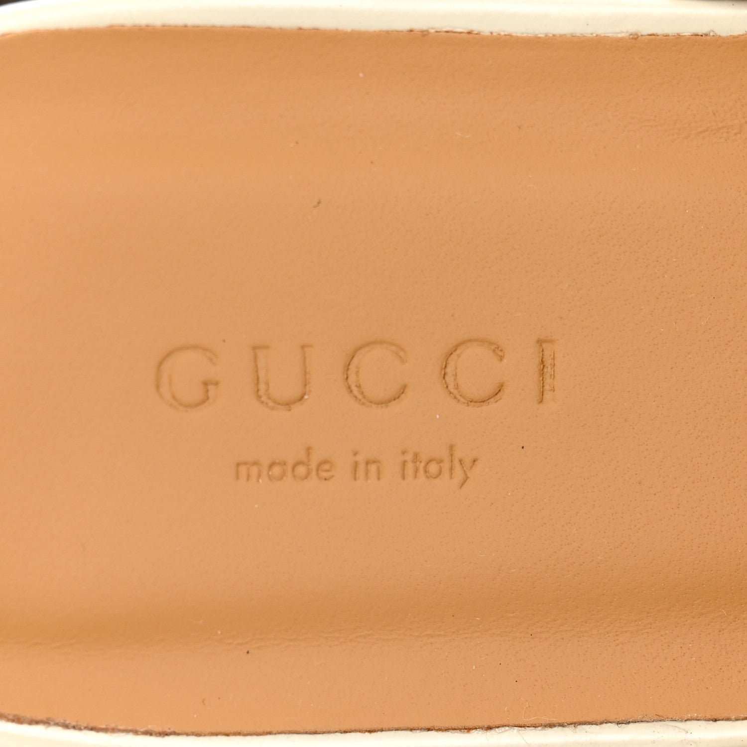 Gucci Cordovan Lux Horsebit Platform Mules 39 Mystic White 7 of 12