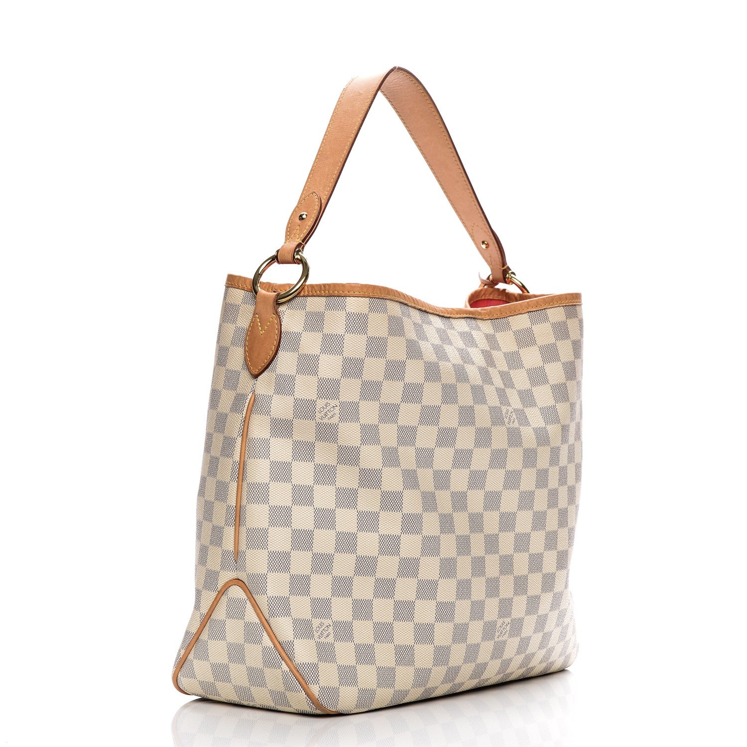 Louis Vuitton Damier Azur Delightful MM Pink 3 of 6