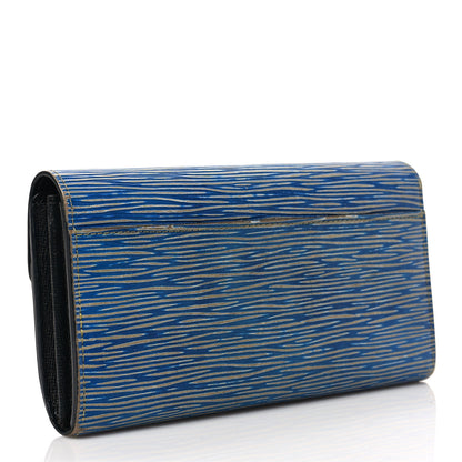 Louis Vuitton Epi Sarah Wallet NM Denim Light 3 of 7