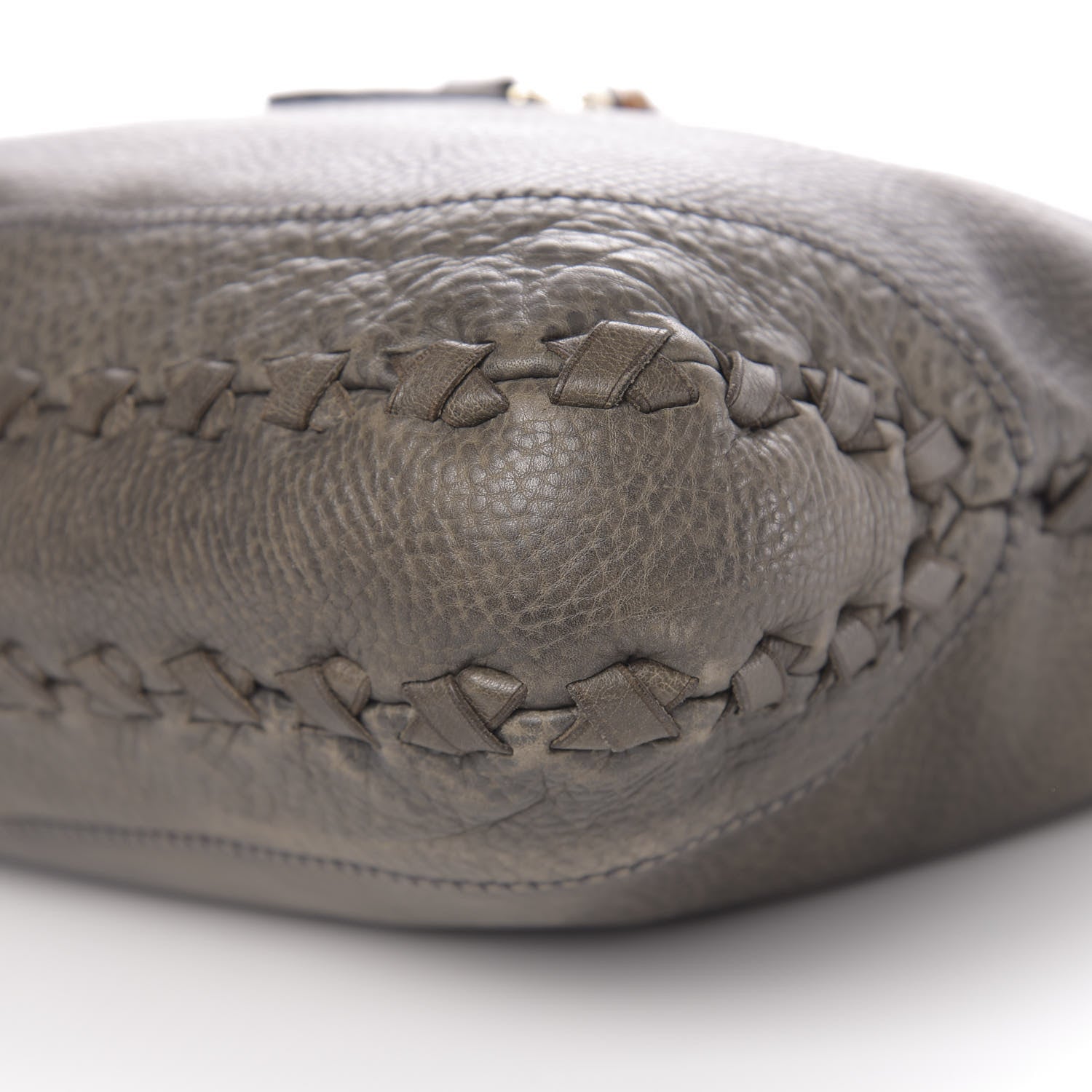 Gucci Calfskin Large New Jackie Shoulder Bag Military 9 of 12