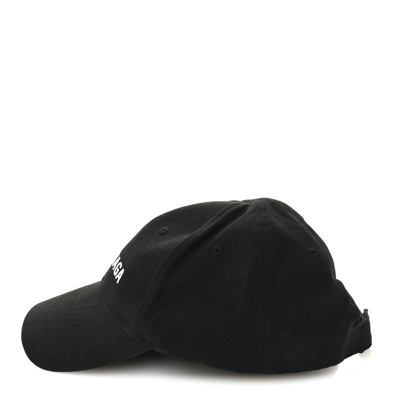 Balenciaga Cotton Drill Logo New Baseball Hat L Black 3 of 8