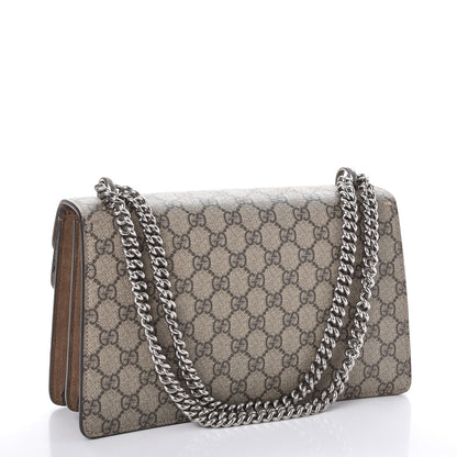 Gucci GG Supreme Monogram Small Dionysus Shoulder Bag Taupe 4 of 11