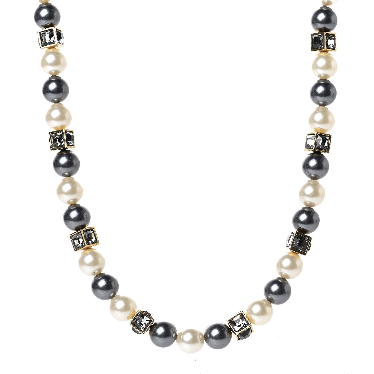 Louis Vuitton Pearl Crystal Cry Me A River Short Necklace 1 of 6