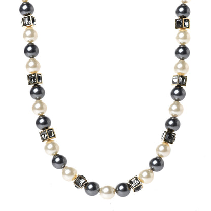 Louis Vuitton Pearl Crystal Cry Me A River Short Necklace 1 of 6