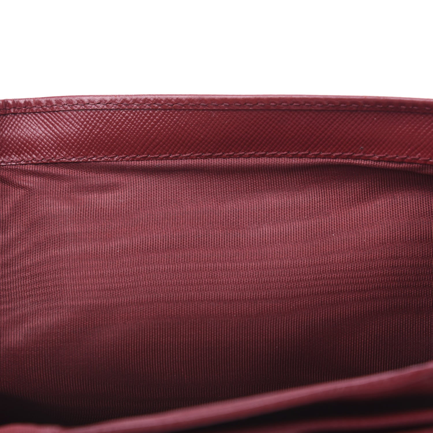 Prada Saffiano Metal Flap Wallet Fuoco 9 of 11
