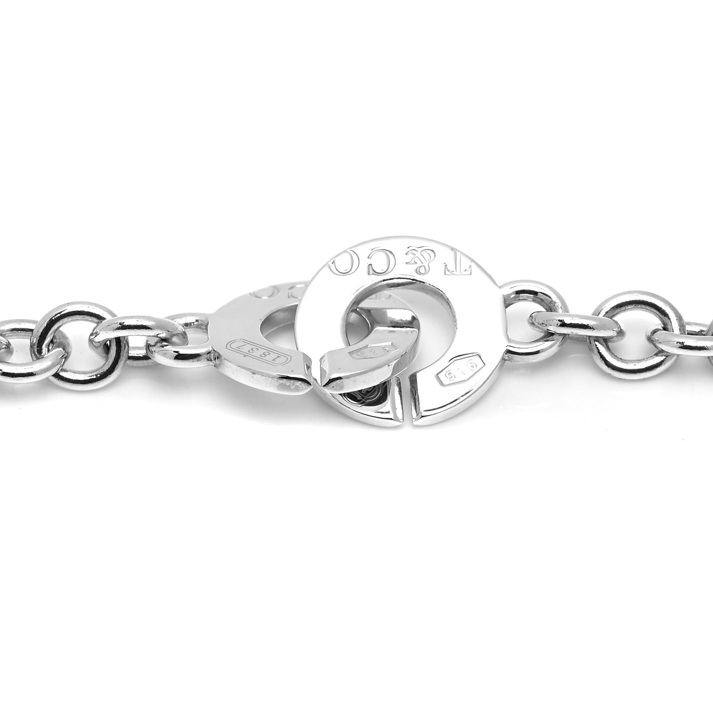 Sterling Silver 1837 Circle Clasp Necklace