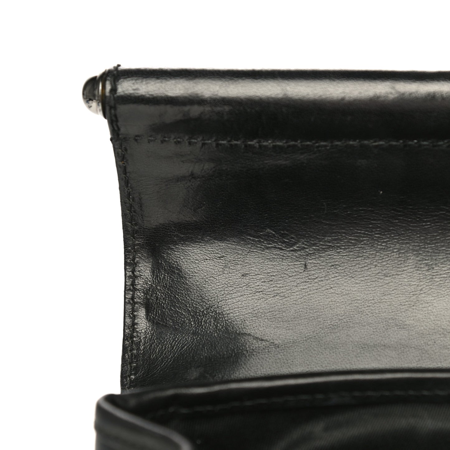 Monogram Studded Bamboo Bullet Satchel Black