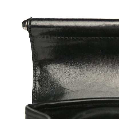 Gucci Monogram Studded Bamboo Bullet Satchel Black 12 of 16