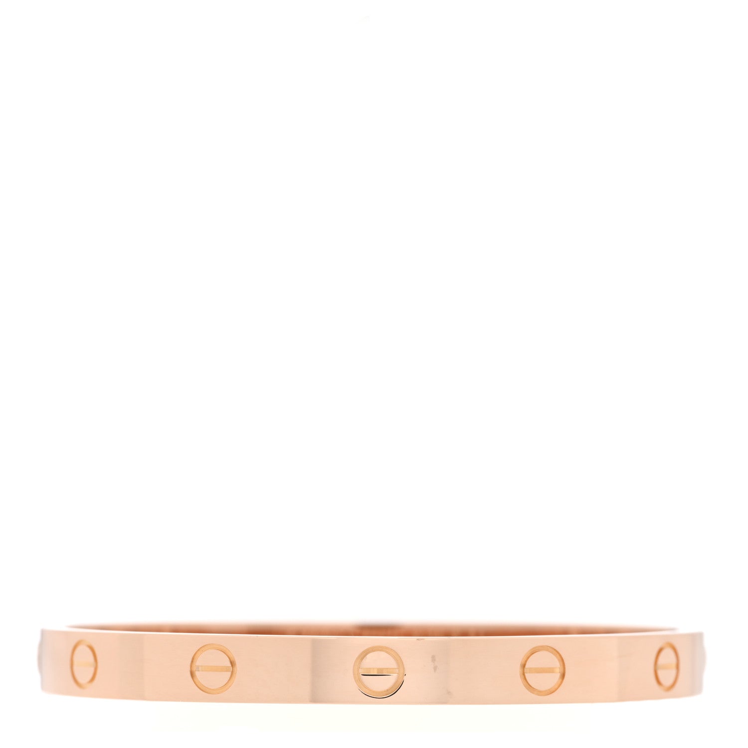 Cartier 18K Pink Gold LOVE Bracelet 17 2 of 8