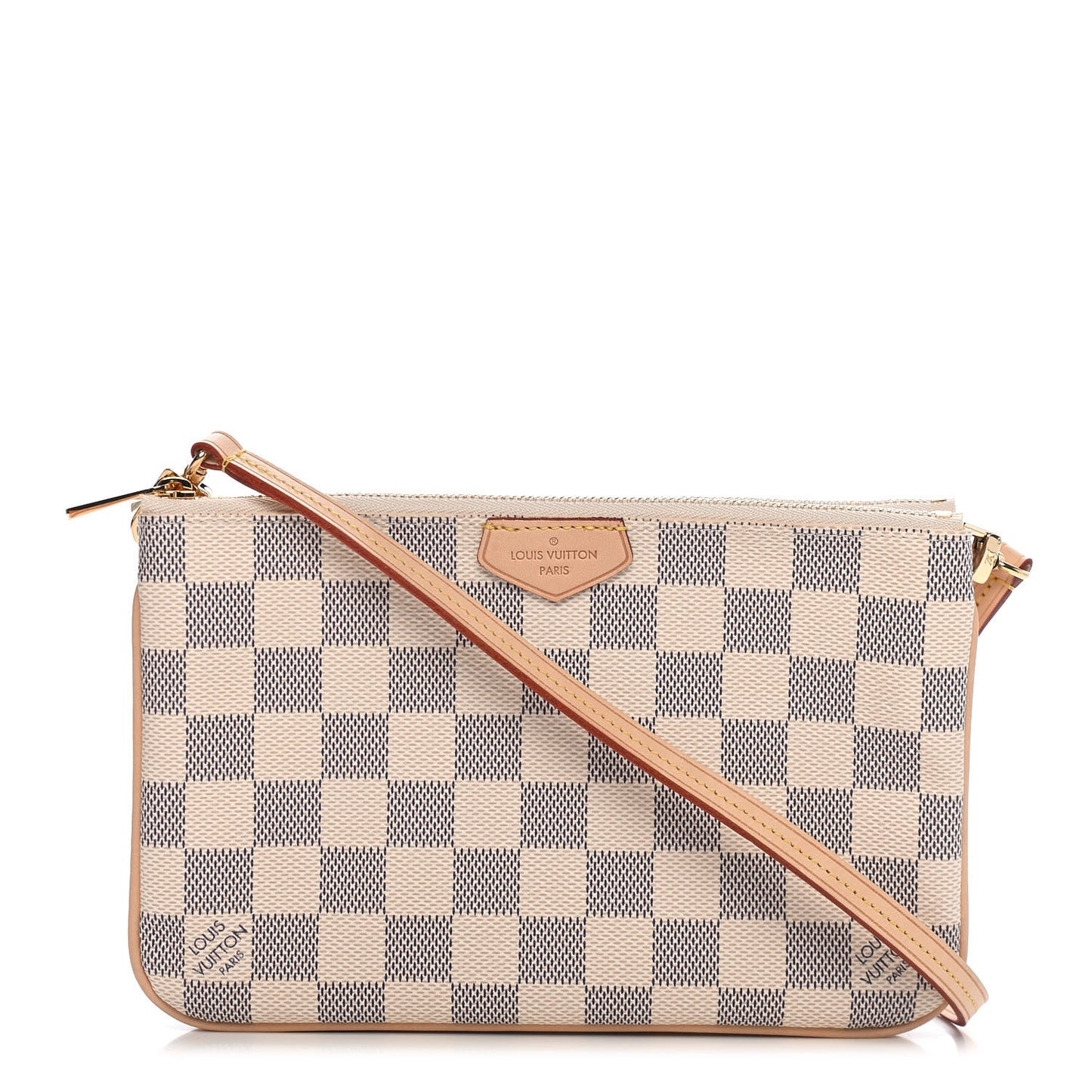 Damier Azur Double Zip Pochette