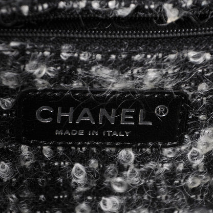 Chanel Tweed Calfskin Tweedy Shopping Tote Black 6 of 8