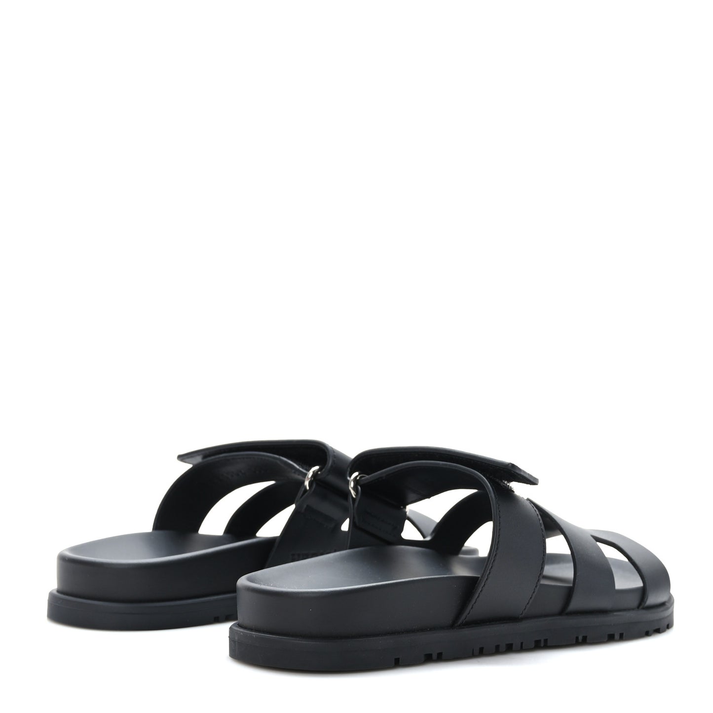 Calfskin Womens Chypre Sandals 35.5 Black