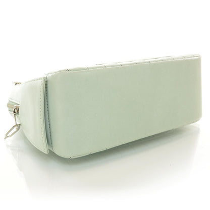 Chanel Lambskin Vertical Quilted Small Mademoiselle Camera Case Green 4 of 9
