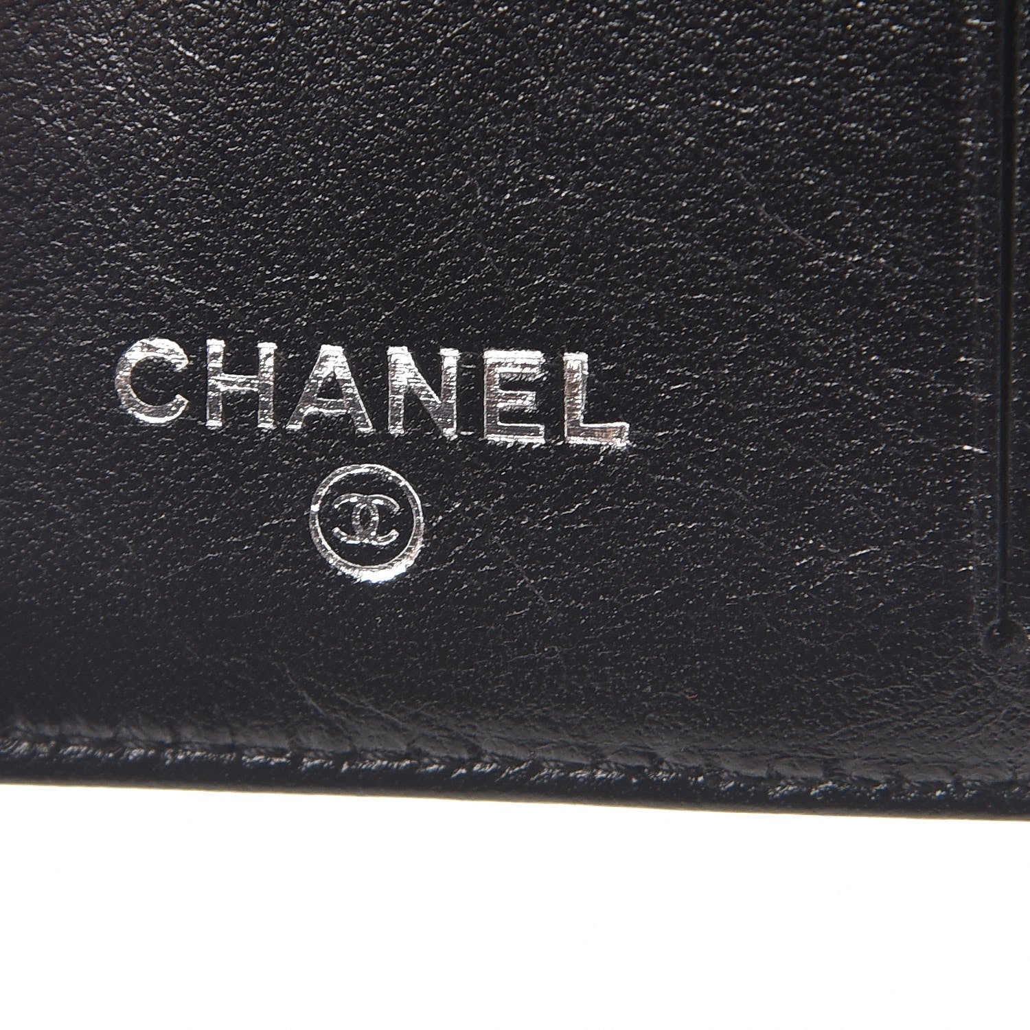 Chanel Patent Calfskin Lucky Symbols Compact French Flap Wallet Black 6 of 7