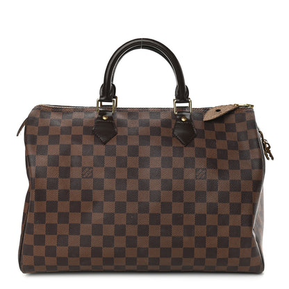 Louis Vuitton Damier Ebene Speedy 35 1 of 9