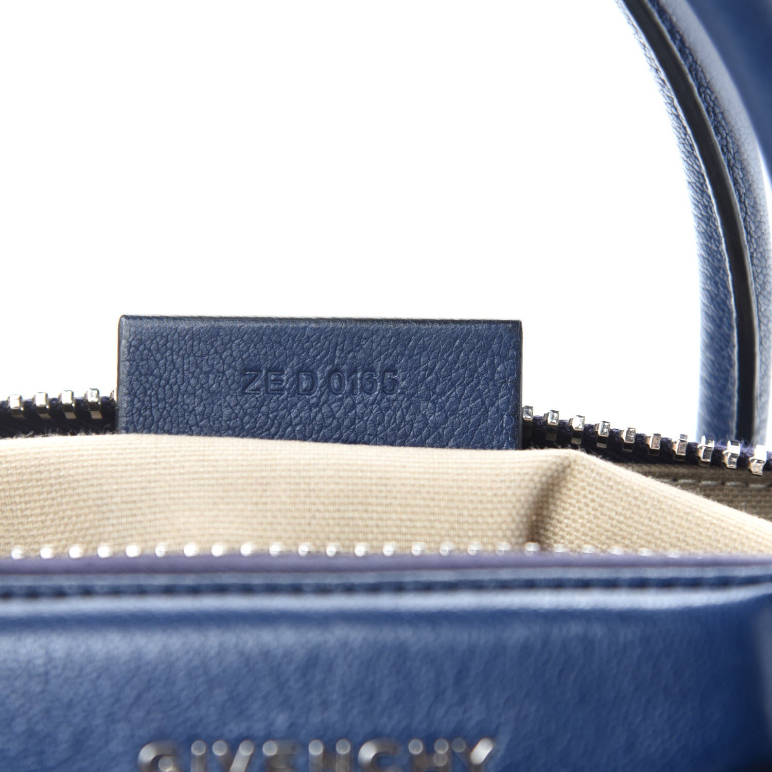 Givenchy Sugar Goatskin Small Antigona Night Blue 11 of 12