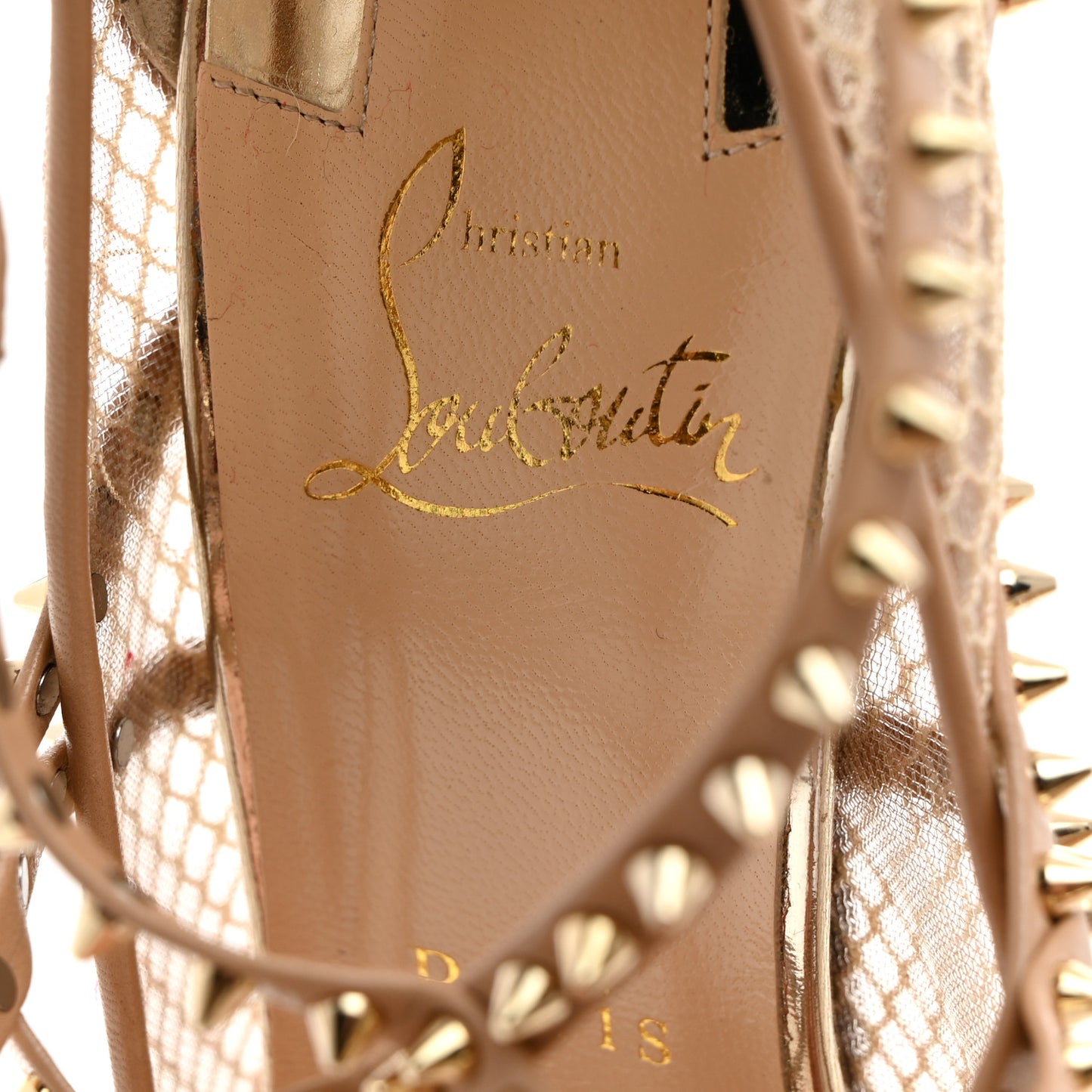 Rete Mini Resille Kid Specchio Alarc 100 Pump 38 Nude Light Gold