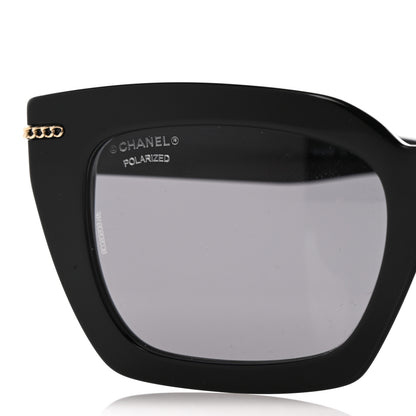 Chanel Acetate Square Sunglasses 5509-A Black 7 of 8