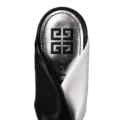 Givenchy Nappa Mule Tie Sandals 40 Black White 7 of 10