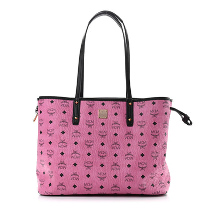 MCM Visetos Medium Reversible Liz Shopper Tote Pink 1 of 16