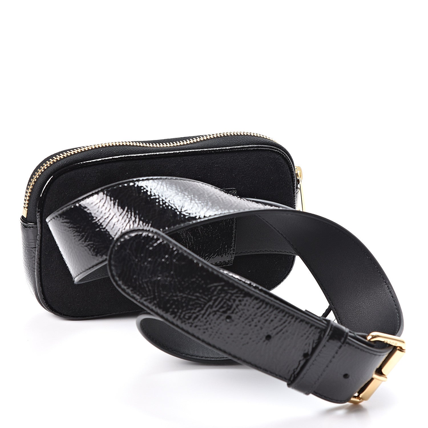 Gucci Suede Patent Ophidia Belted iPhone Case 95 38 Black 2 of 12