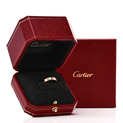 Cartier 18K Yellow Gold 3.5mm LOVE Wedding Band Ring 49 4.75 5 of 5