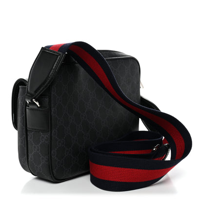 Gucci GG Supreme Monogram Small Crossbody Bag Black 3 of 10