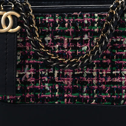 Chanel Tweed Calfskin Small Gabrielle Hobo Multi 8 of 10