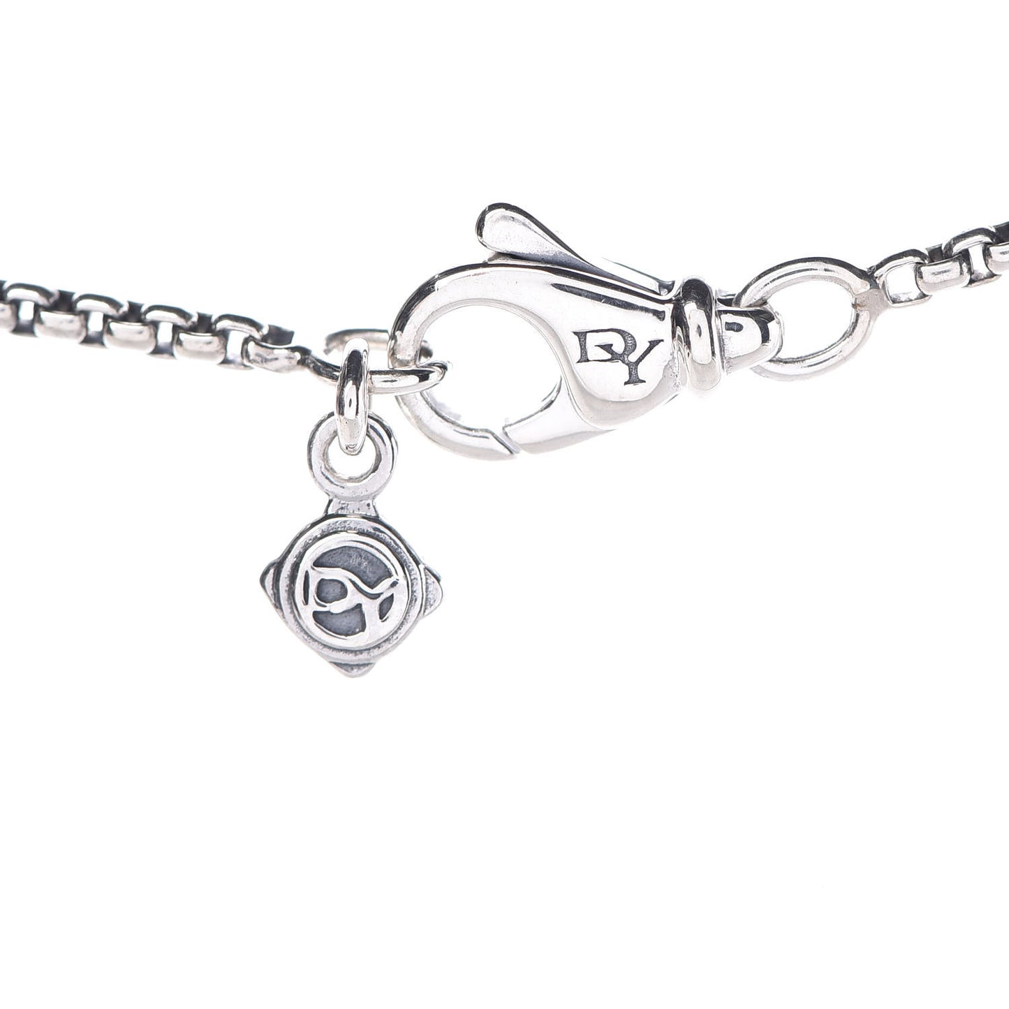 Sterling Silver Diamond Black Orchid 7mm Petite Albion Necklace