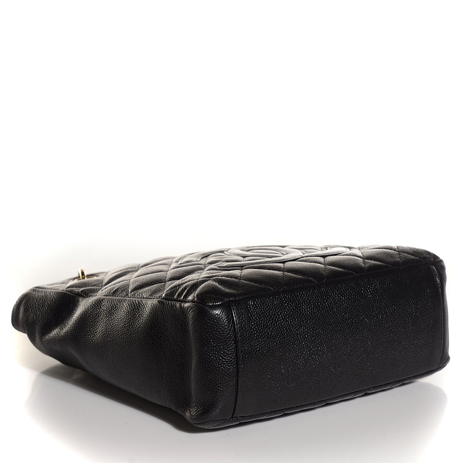 Chanel Caviar Quilted Petit Shopping Tote PST Black 4 of 7