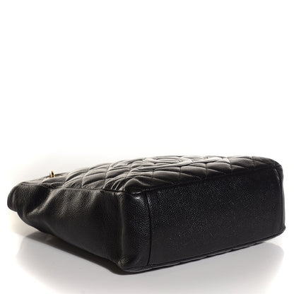 Chanel Caviar Quilted Petit Shopping Tote PST Black 4 of 7