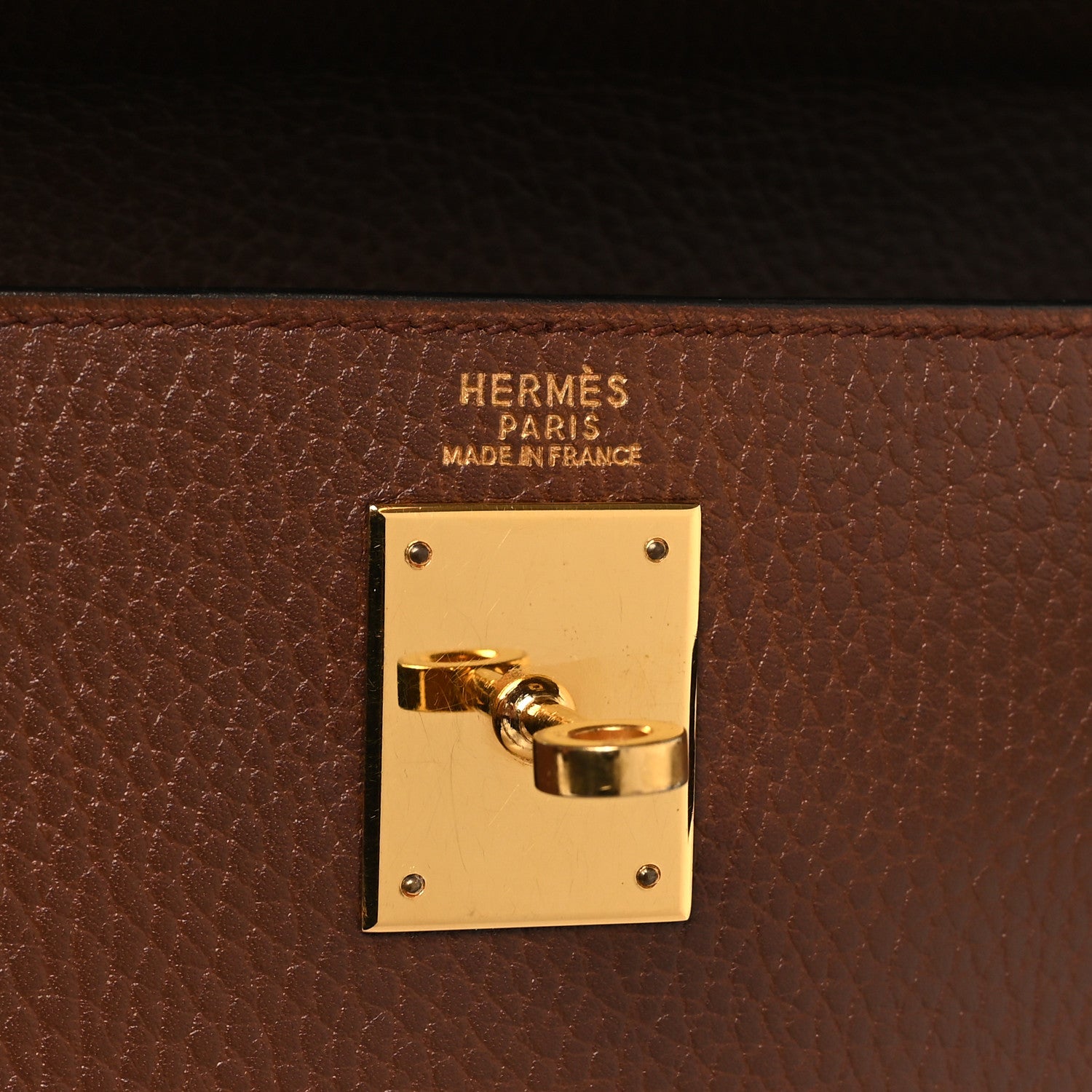 Hermes Taurillon Clemence Kelly Retourne 32 Noisette 6 of 10